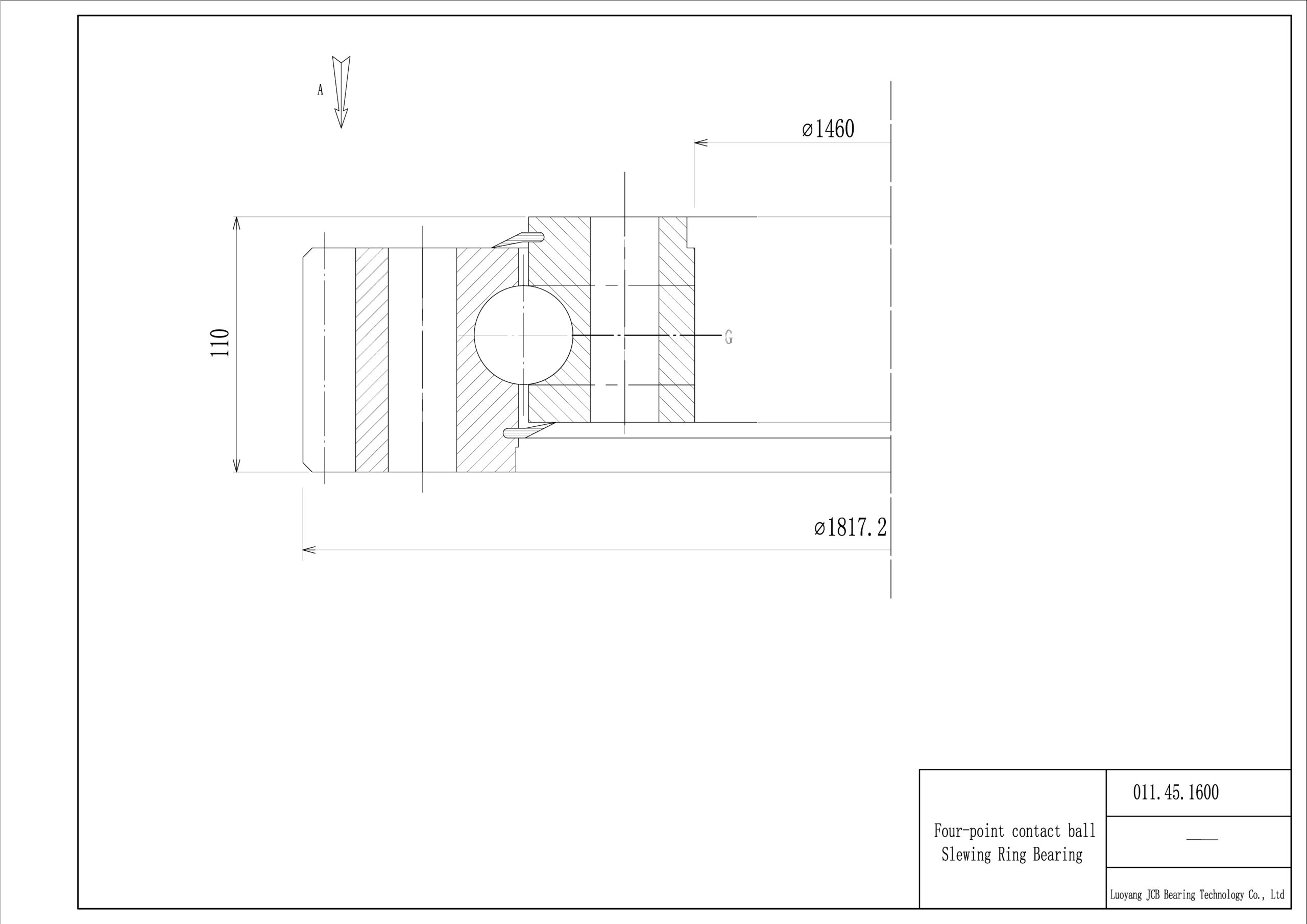 011.45.1600;1460mm*1817.2mm*110mm