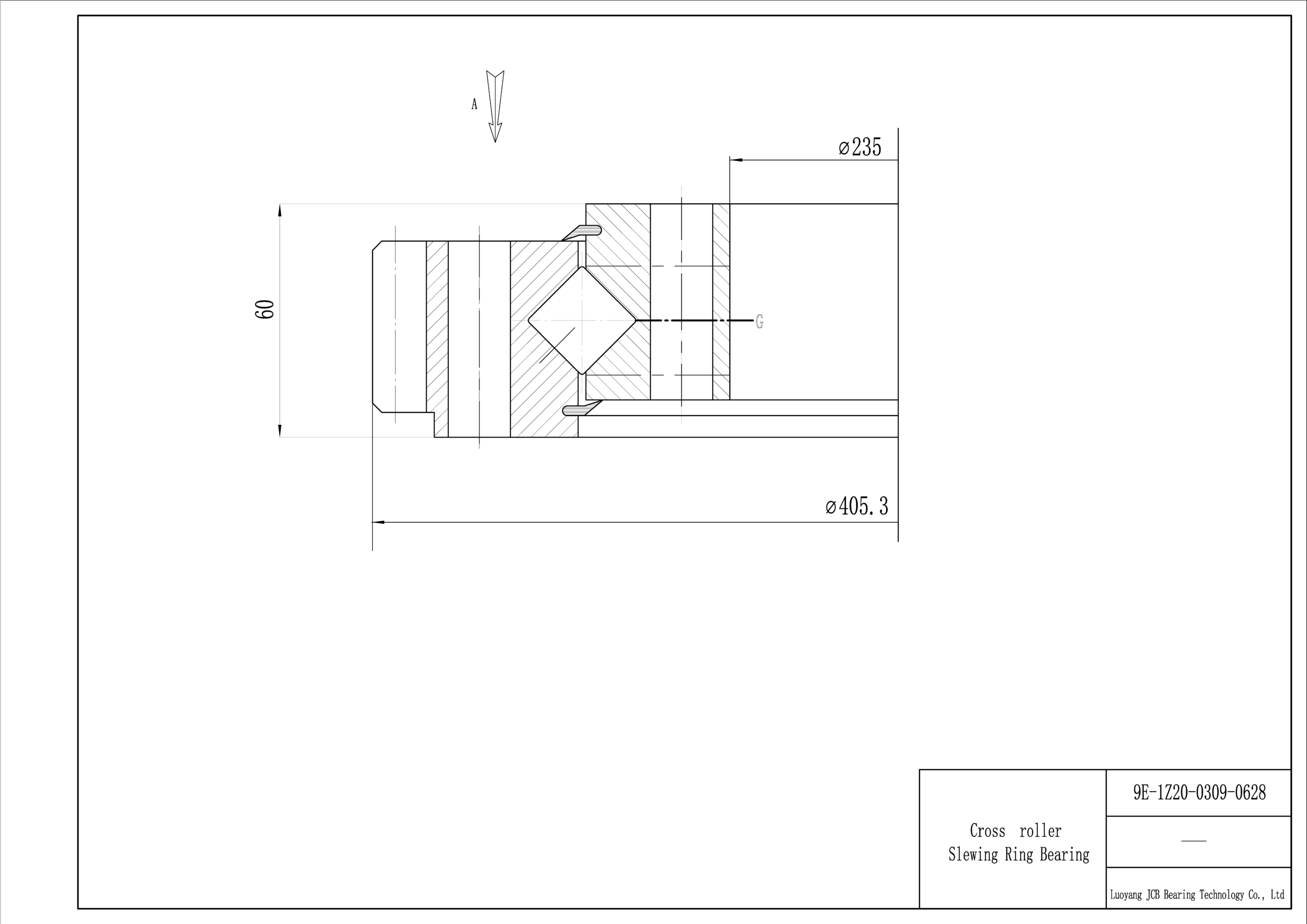 9E-1Z20-0309-0628;235mm*405.3mm*60mm;
