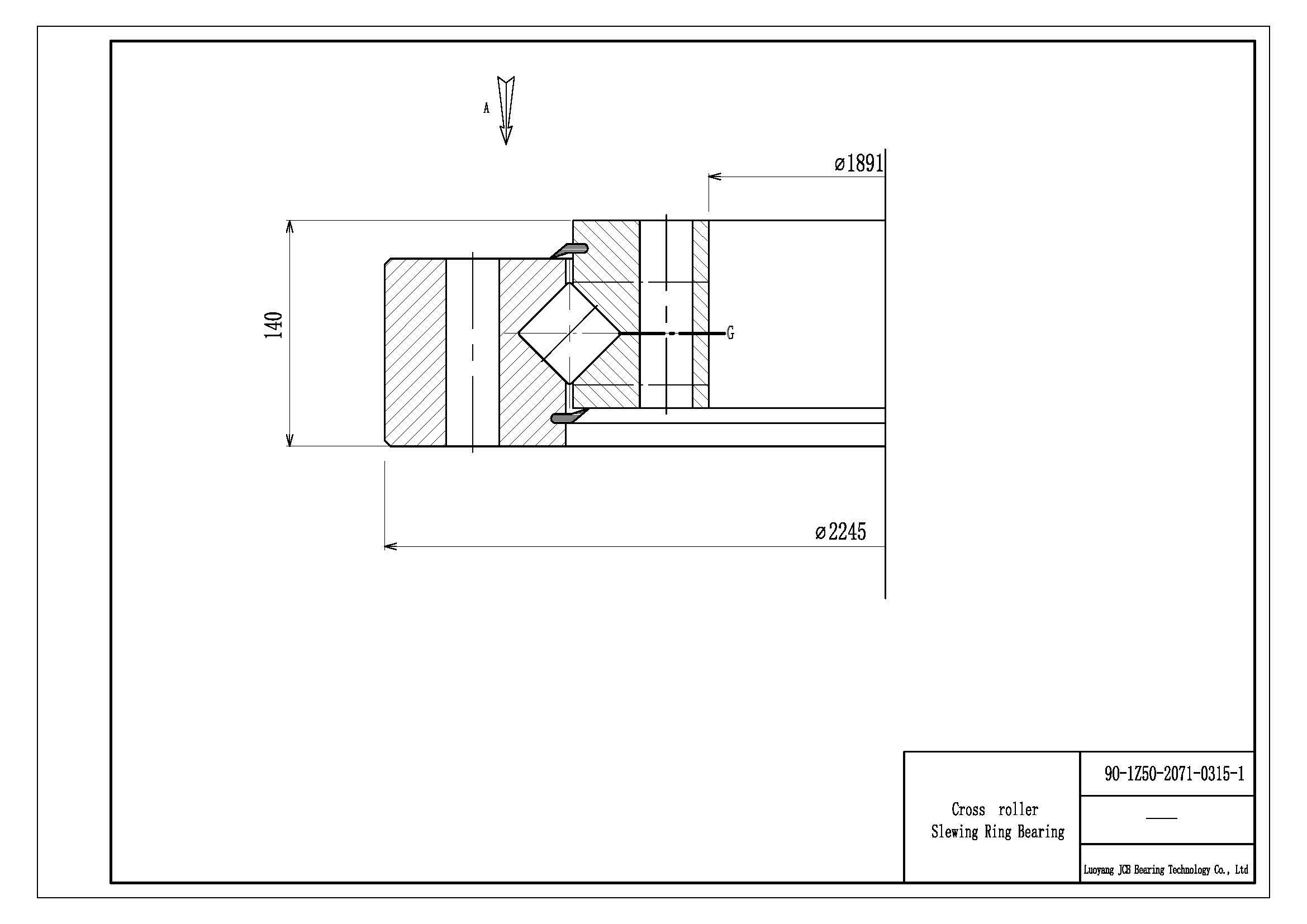 9O-1Z50-2071-0315-1;1891mm*2245mm*140mm;