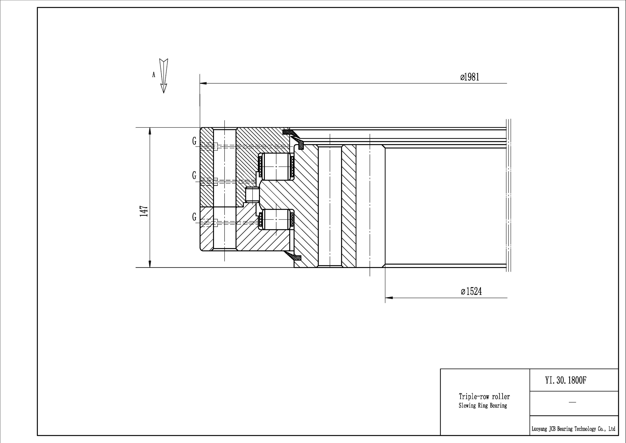YI.30.1800F;1524mm*1981mm*147mm
